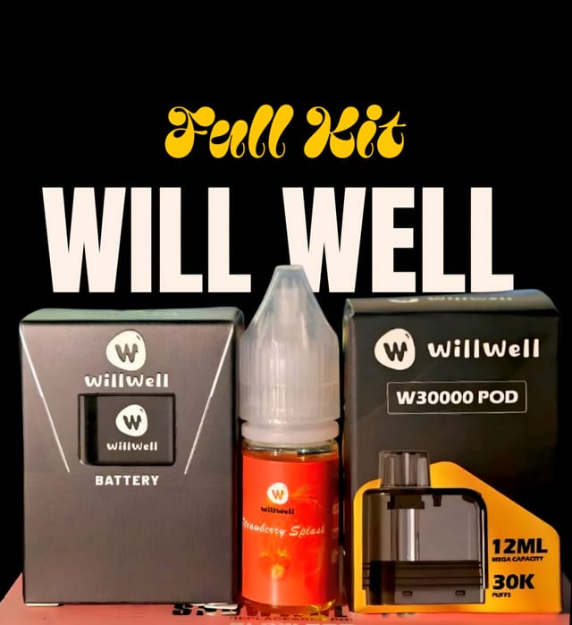 Will Well Full Kit. With 10 ml Juice completely free._img_1